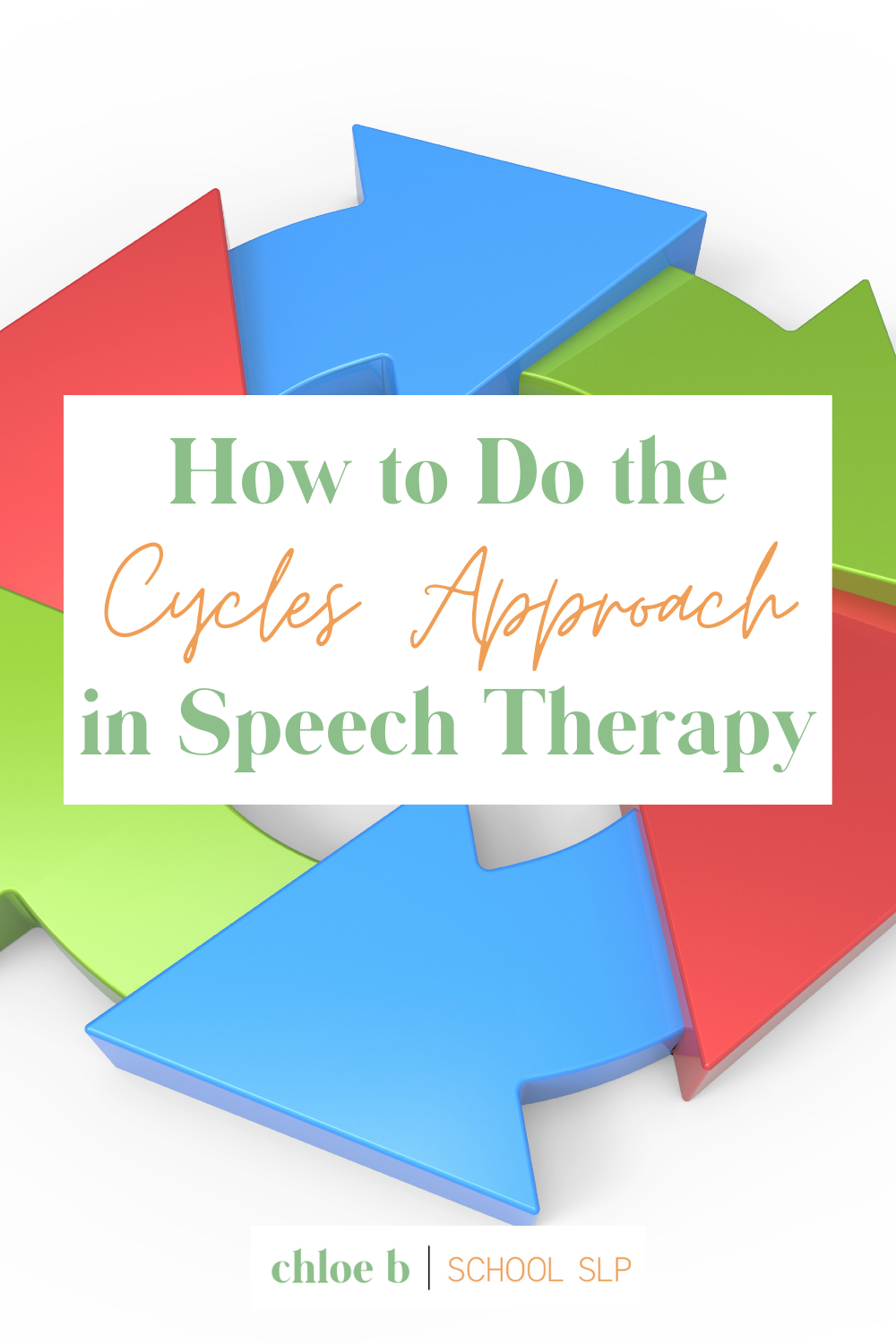 how to do cycles approach speech therapy